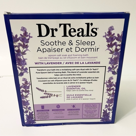 Dr Teal's Lavender Epsom Salt & Foaming Bath - Picture 3 of 11
